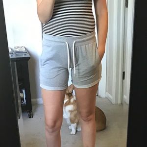 Light Gray Sweatshorts